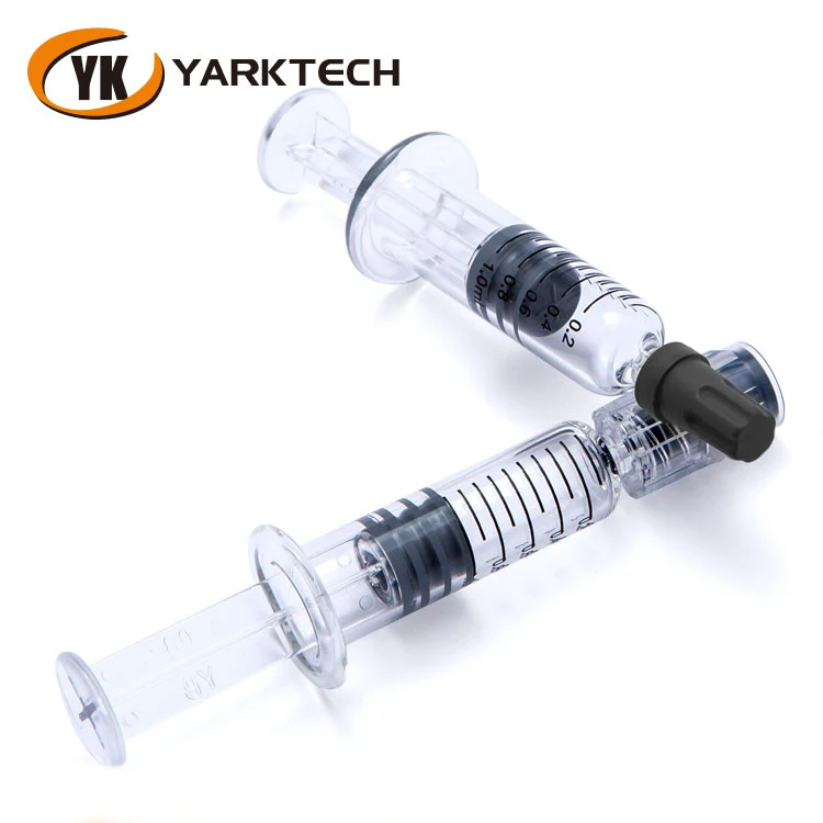  Empty Disposable Luer Lock Syringe 5ML 1ML