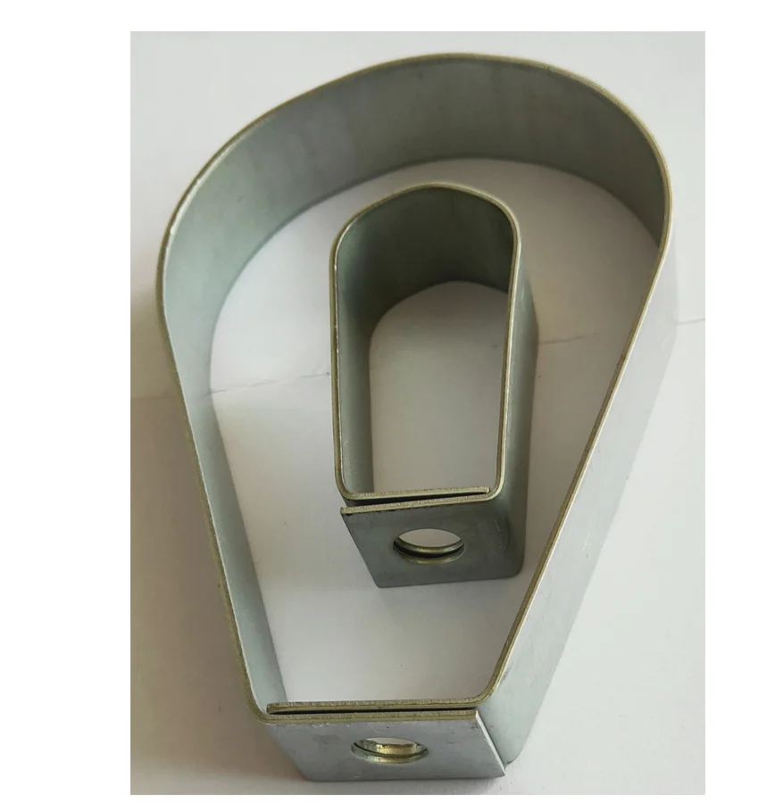 Auto Hose Clamp PVC Tube Double Bolt Pipe Clamp Galvanized U-shaped pipe clamp Bending Machine Special offer 60 days