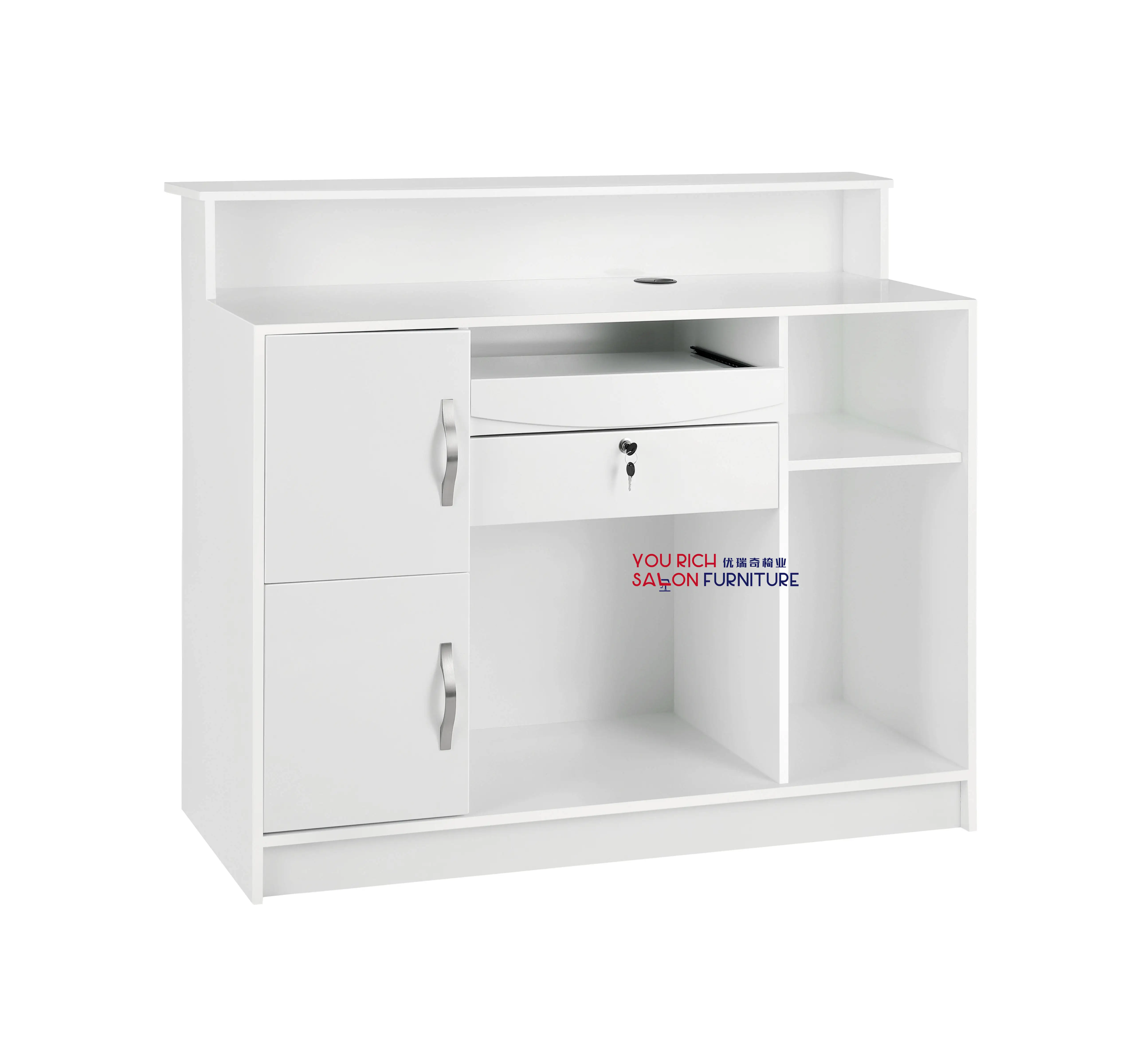 Hotel salon Barber shop business reception desk High quality wooden office reception desk manager Salon reception desk