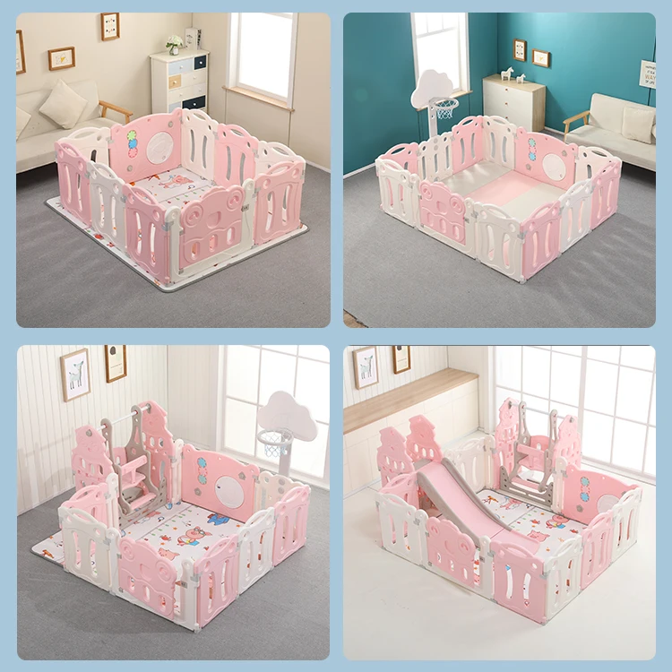 10+2 Panel New Design Baby Kids Indoor Play Pen Playpen