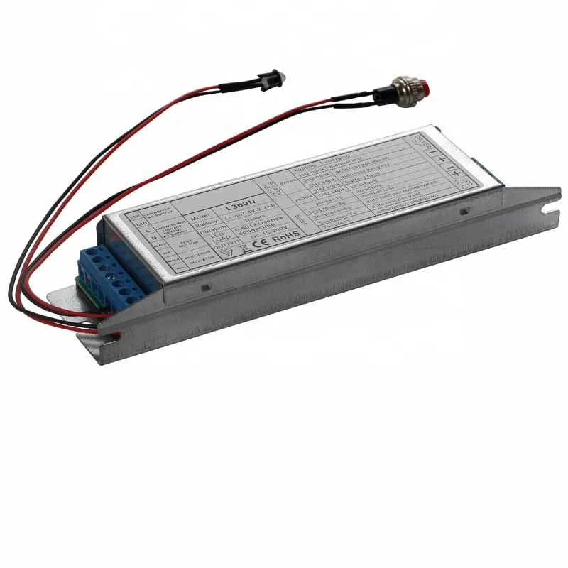 DC15V-200V Factory direct Non-maintained(Auto-test) LED Emergency Battery Power Pack Conversion Kit For DC15-200V Lamps