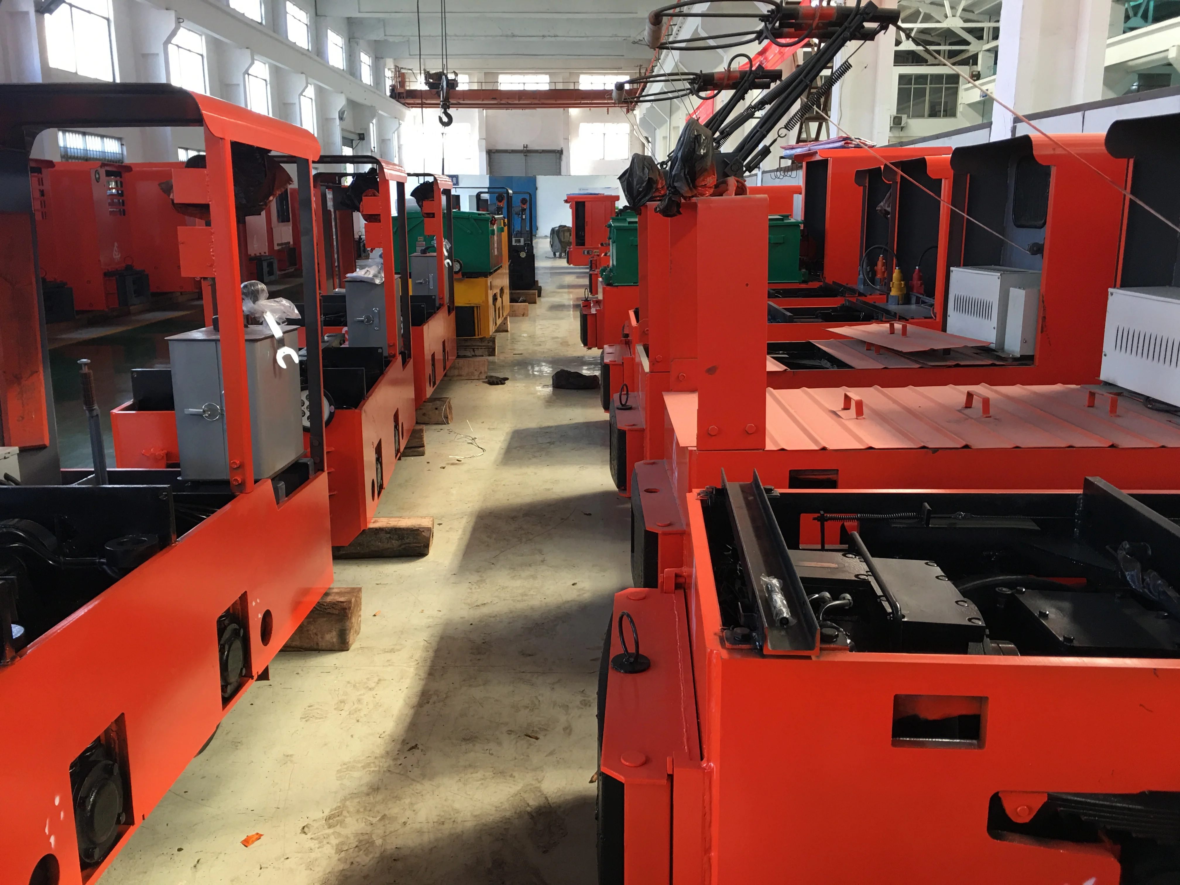 5 тонн Электрический Зеленый локомотив