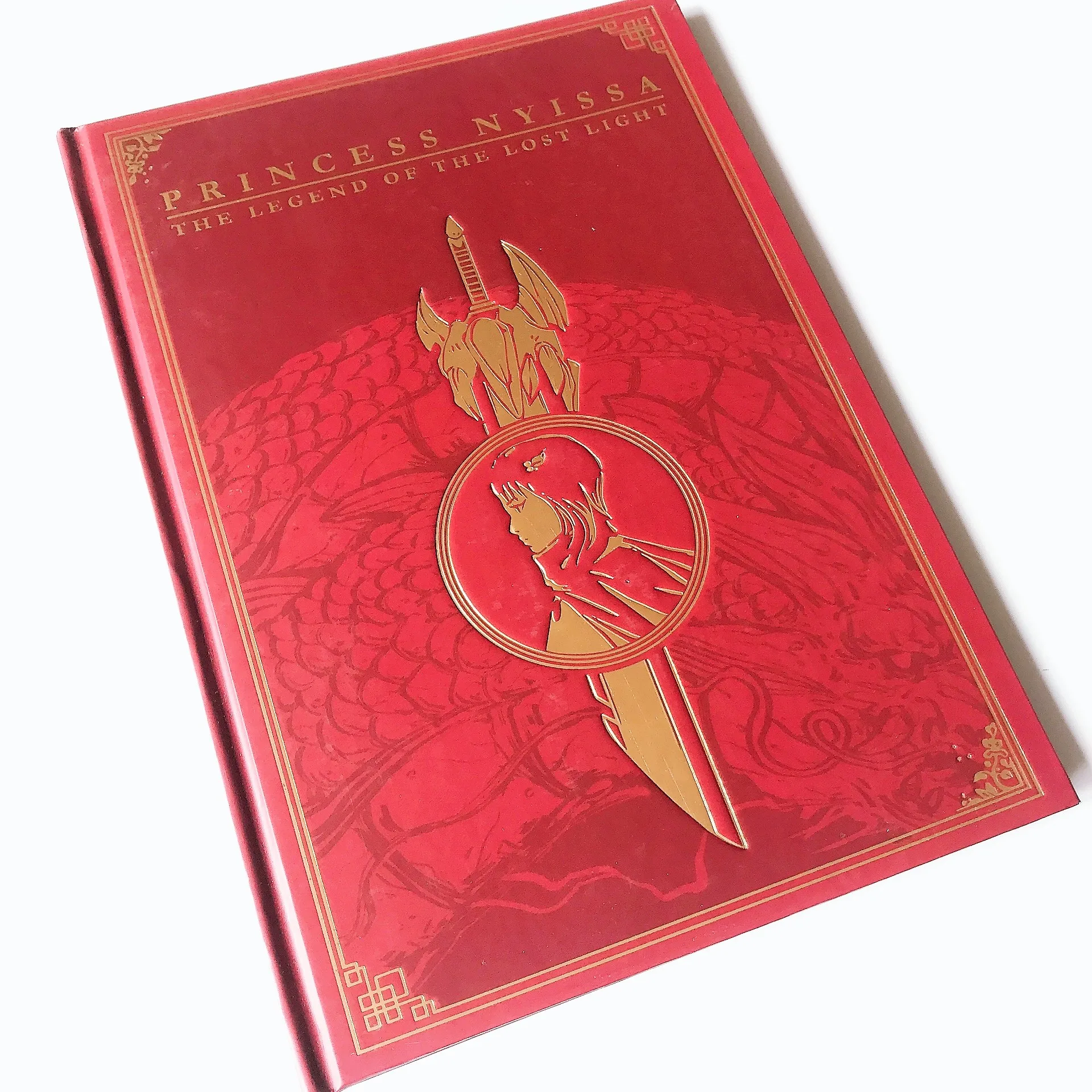 custom hardcover game book printing gold foil stamping