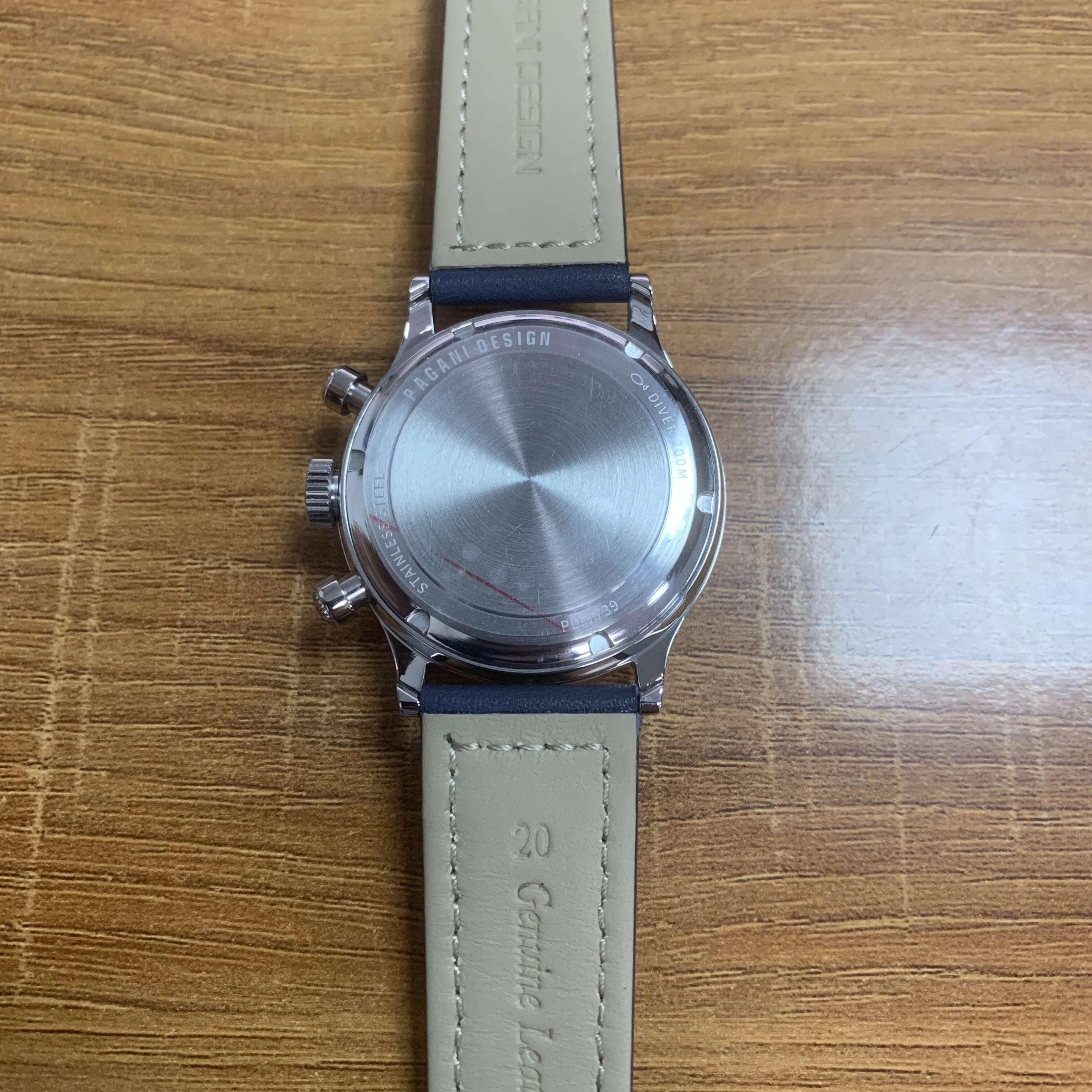 New 2022 Pagani Fashion Quartz Clock High Quality Japan VK63 Sapphire Glass Quartz Watches Hard Stainless Steel Mens WristWatch