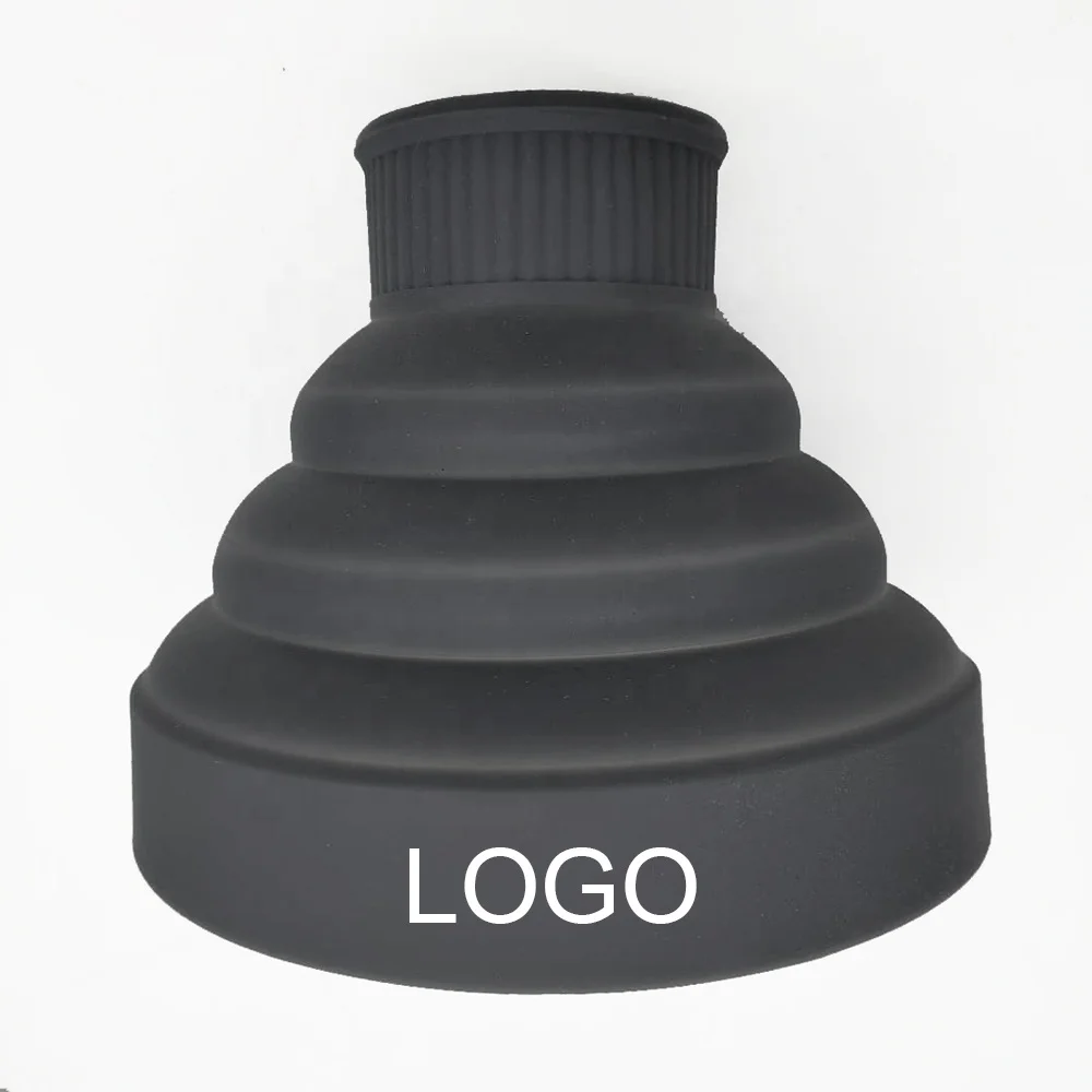 Складной портативный фена диффузора Силиконовый складной диффузор для вьющихся и натуральных волос