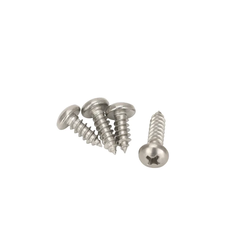 Wholesale Manufacturer grade 8.8 round head tapping screws high strength aluminum door and window tapping screws