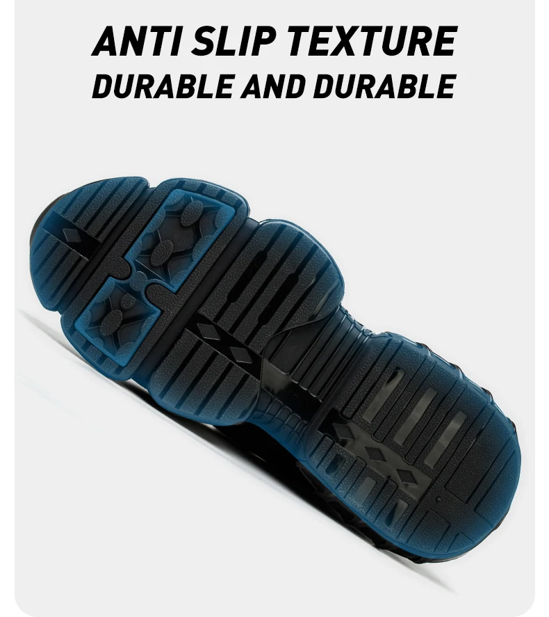 Black Steel Safety Shoes Sepatu Sneaker Classic Style Knob Outdoor Hiking Shoes Europe Hot safety shoes jogger