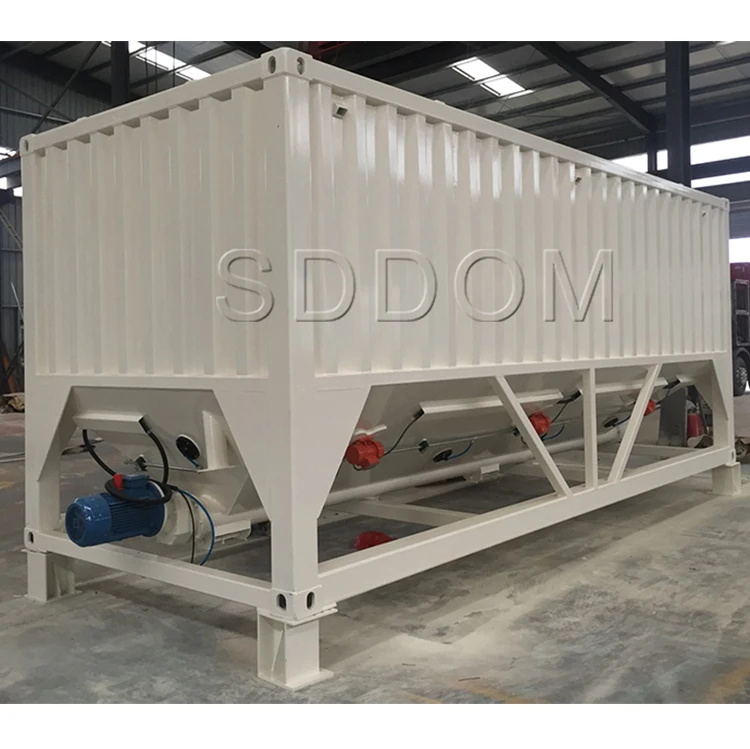 30 ton cement silo hot sell Full automatic horizontal container steel bulk storage cement silo cost