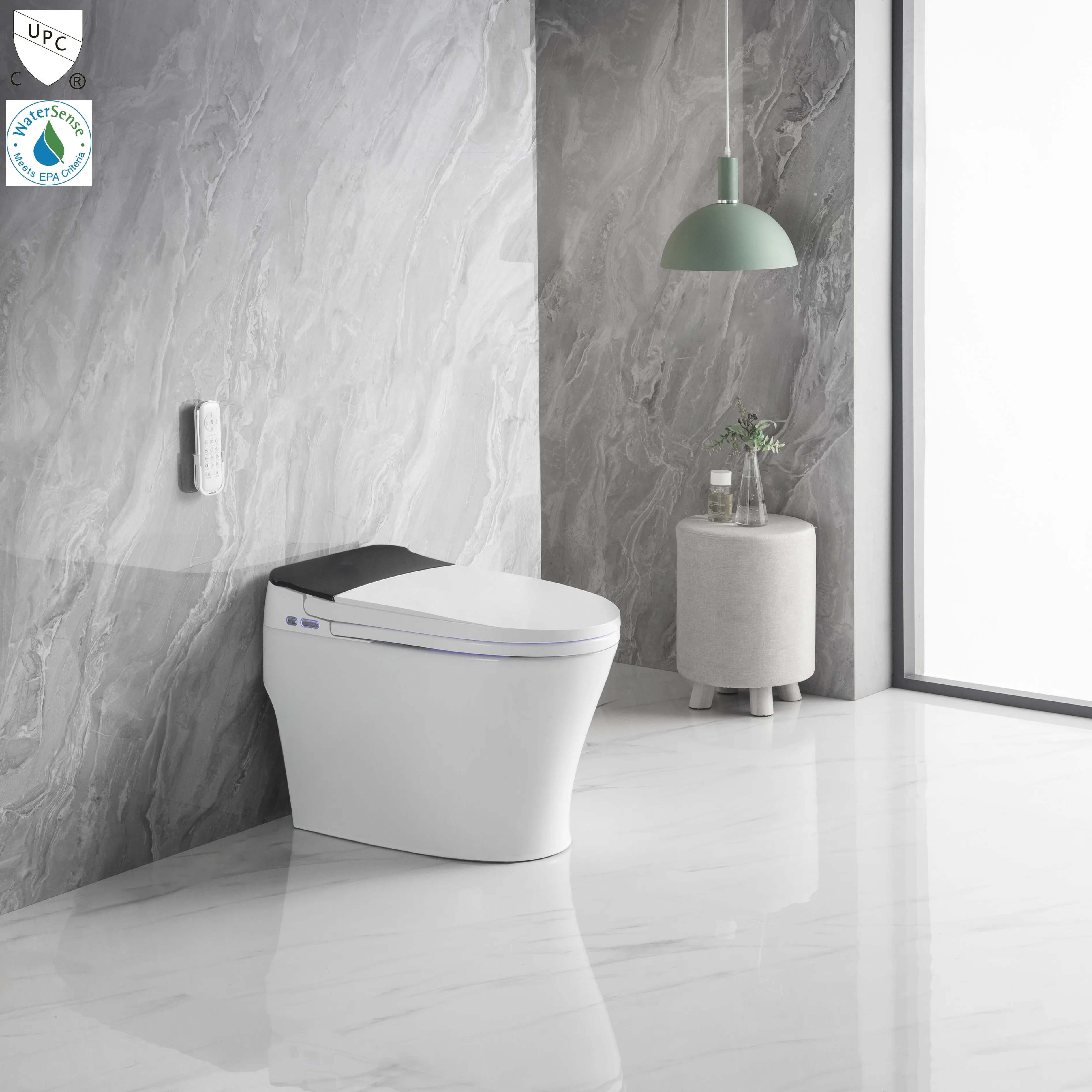 Health life good quality safe wc piss intelligent water closet bathroom floor mounted automatic self-clean smart ceramic toilet