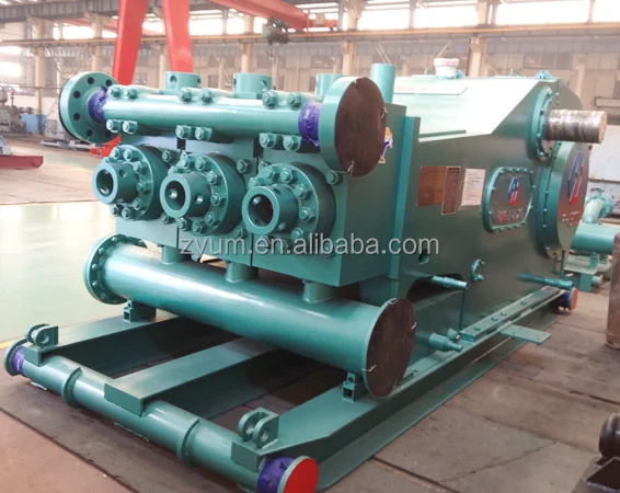 F500 API certified Triplex Piston Triplex Single Acting Mud Pump For Oilfield Drilling RIG