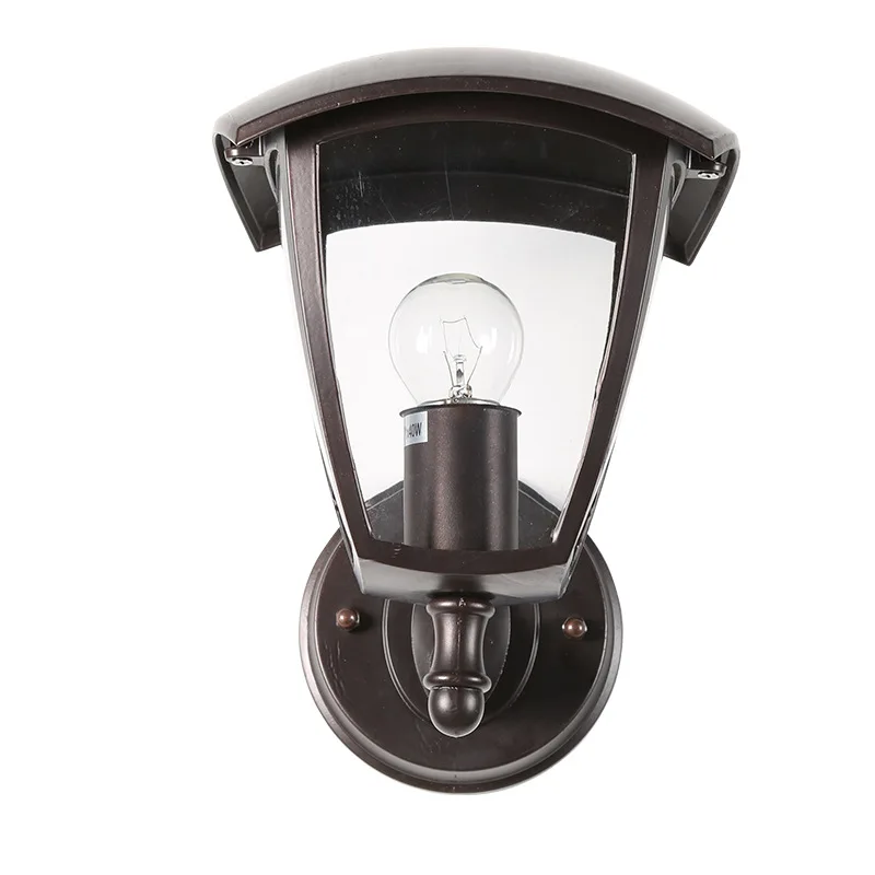 Американская креативная промышленная Ретро стеклянная коробка настенная лампа флуоресцентные осветительные приборы настенное крепление