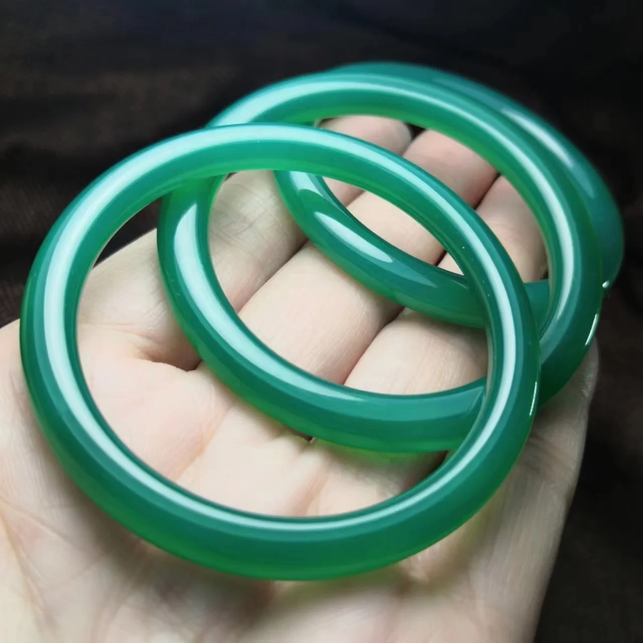 Kids bangle 6mm wide jade agate stone gemstone heritage healing crystal bracelet best gift for baby multi colors ready to ship
