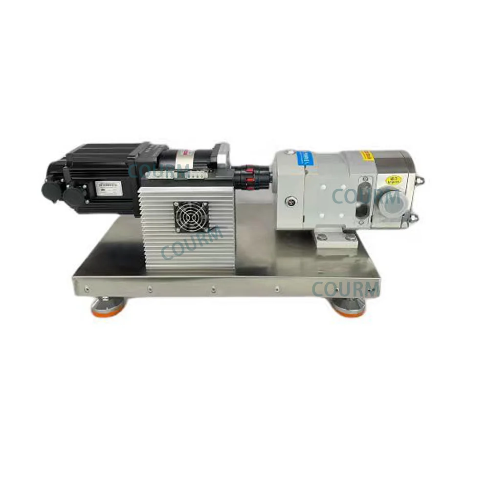 316L Stainless Steel Mini Lobed Pump High Purity Food Grade Rotor Pump High Pressure Sanitary Transfer Pump Tomato Paste OEM