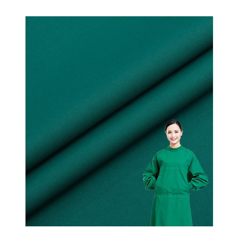 100 polyester hospital uniform nurse uniform woven fabric medical clothing fabric