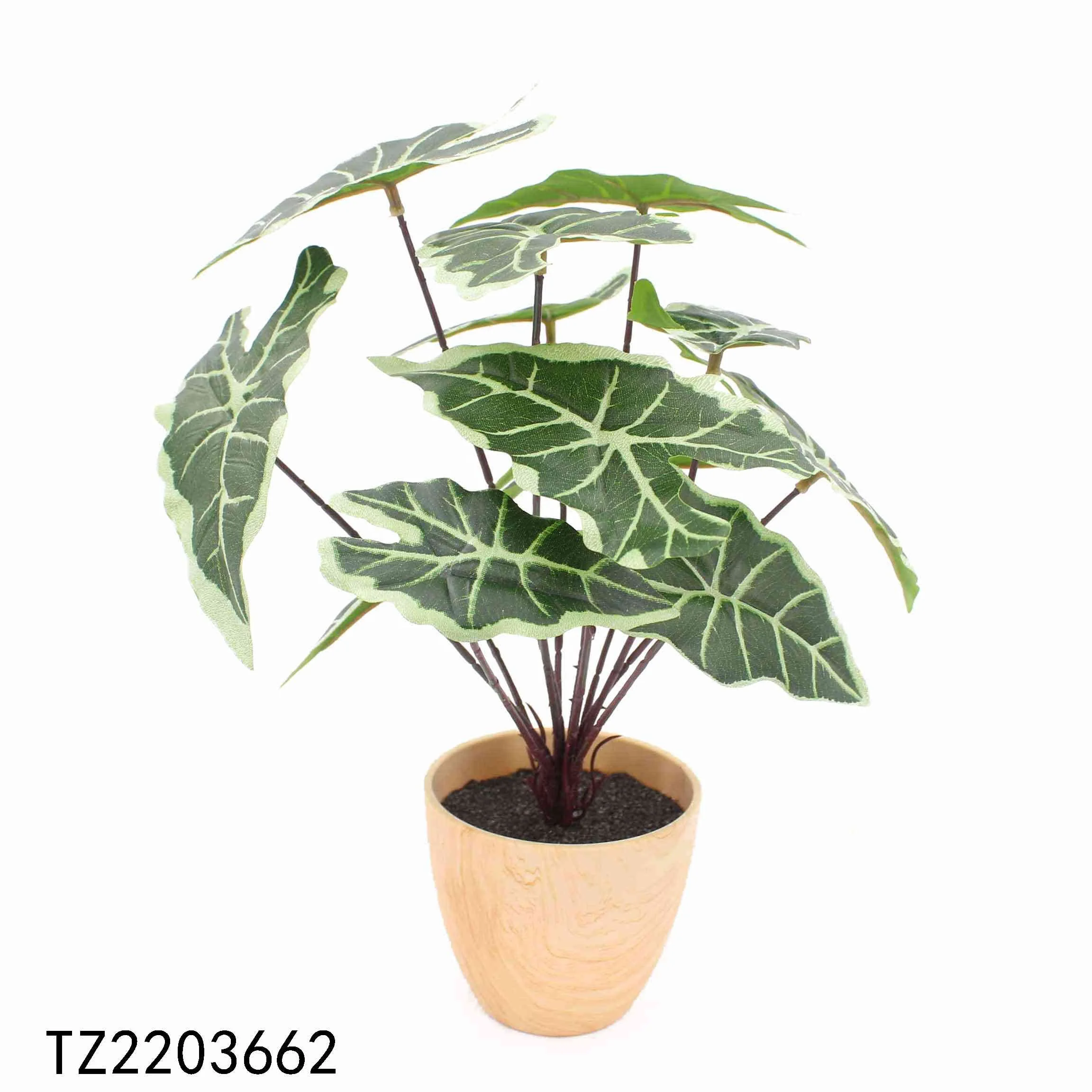 indoor home Decor Artificial Potted Tree Leaf leaves Palm Foliage Artificial Plant
