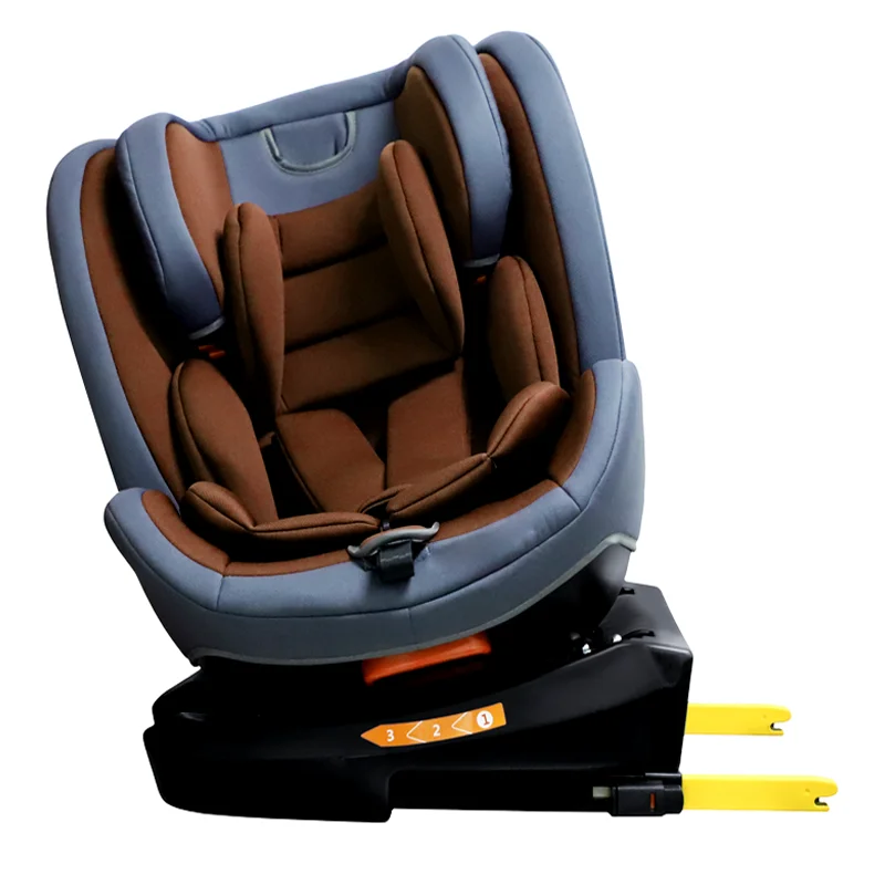 Customized Logo and Brand china OEM design 360 spinning rotational car baby safety seat for kids 0 - 12 years with ISOFIX