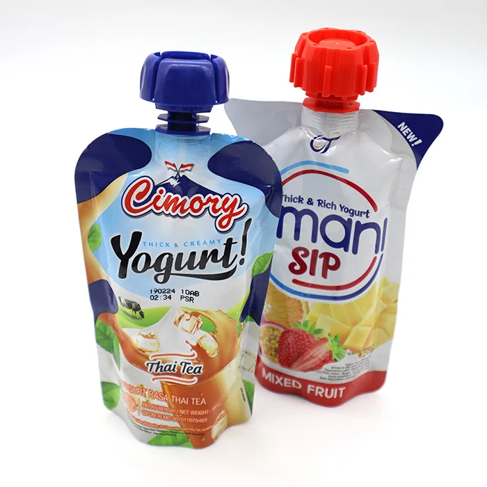 machine stand up plastic bag spout coffee tea stand up pouch bag moisture control  custom printed logo packaging stand up bags