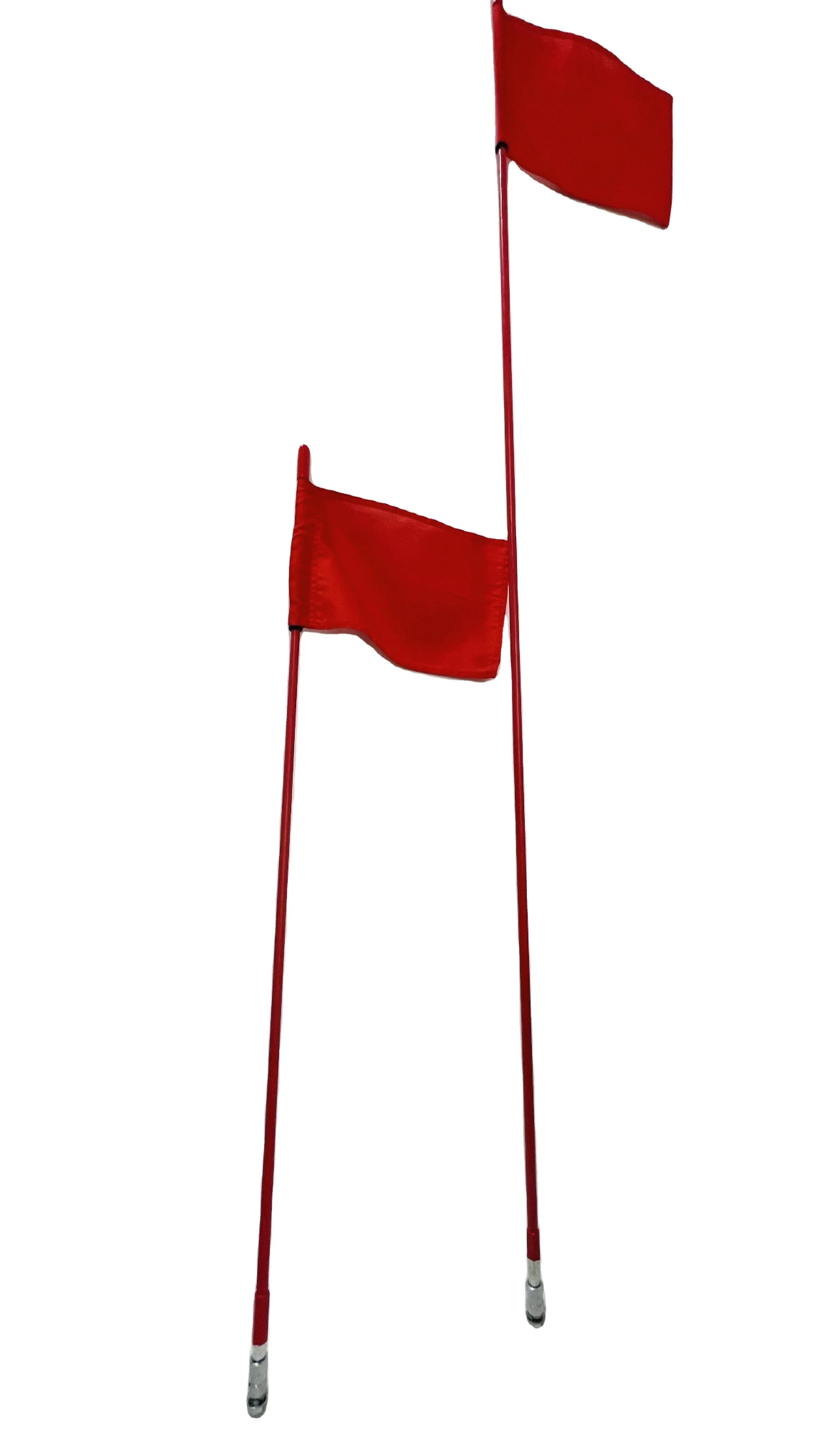 customized color fiberglass flag pole with mental connector