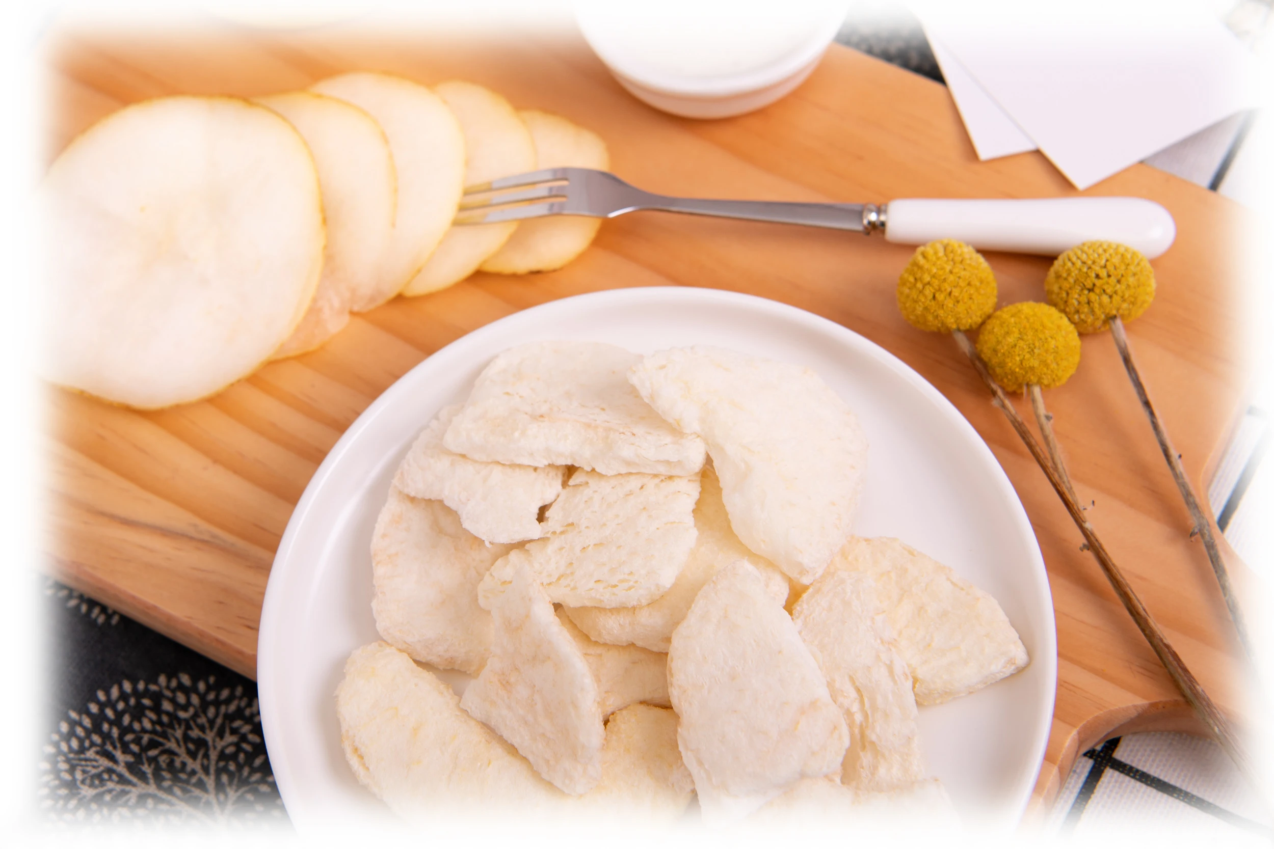 Factory Sale Various Freeze Dried Pear Snack Fruit Freeze Drying Pear Slice