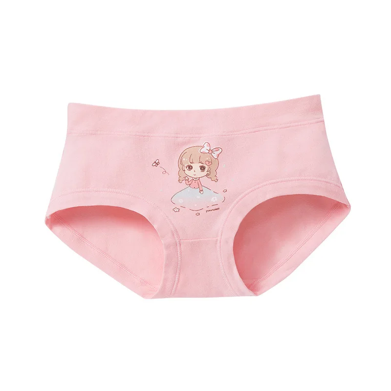 Zhifa four season 95% A class cotton girls children baby students triangle underwear