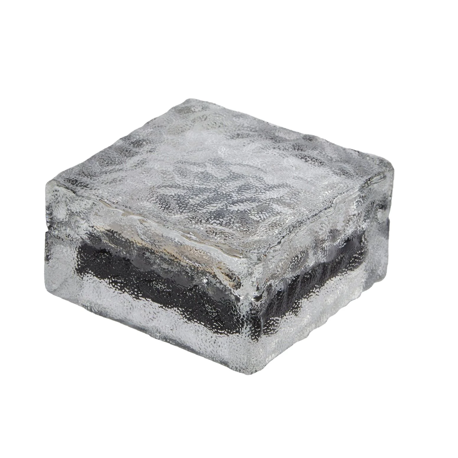 Solar Powered LED Ice Cubes Ground Light Pathway Ice Brick Yard Light Outdoor garden lights