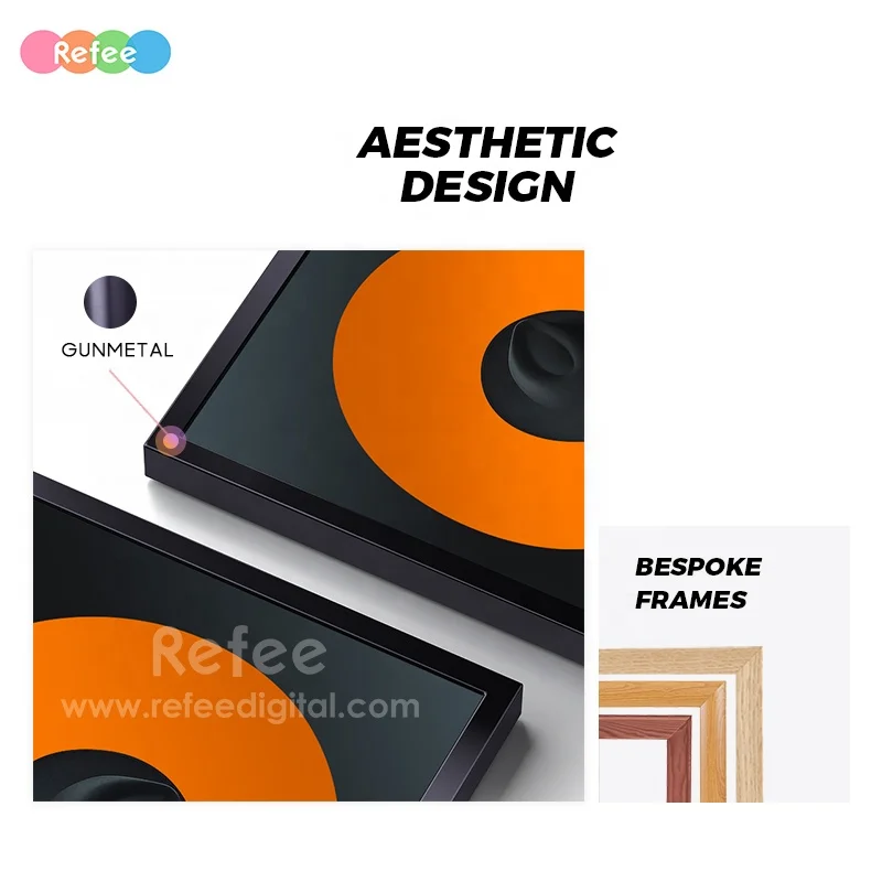 Квадратный дисплей 22 дюйма 32 NFT художественная цифровая фоторамка жетон картина wifi