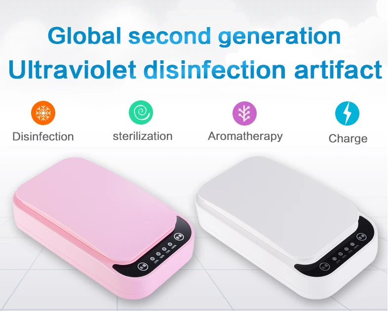 
Mobile phone Sanitizer face mask UV Light Sterilizer Jewelry Disinfector 2020 hot selling product 