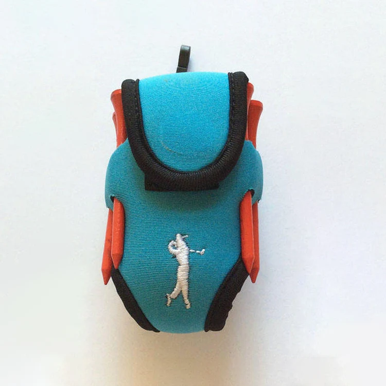 Factory Made Custom Neoprene Golf Ball Bag  golf accessory pouch golf ball pouch