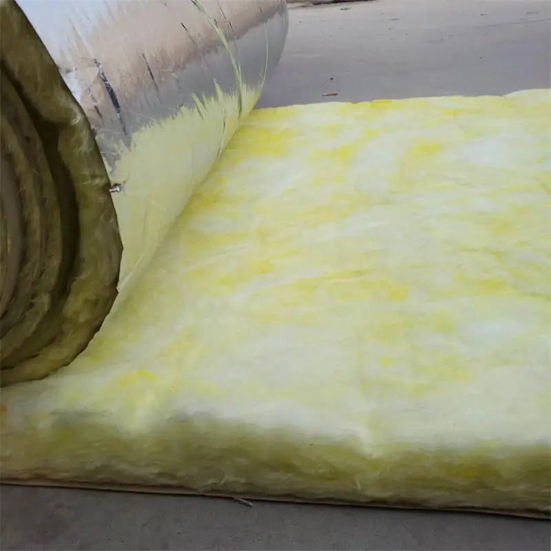 High density best price roof material glass wool 100mm thickness glass wool insulation