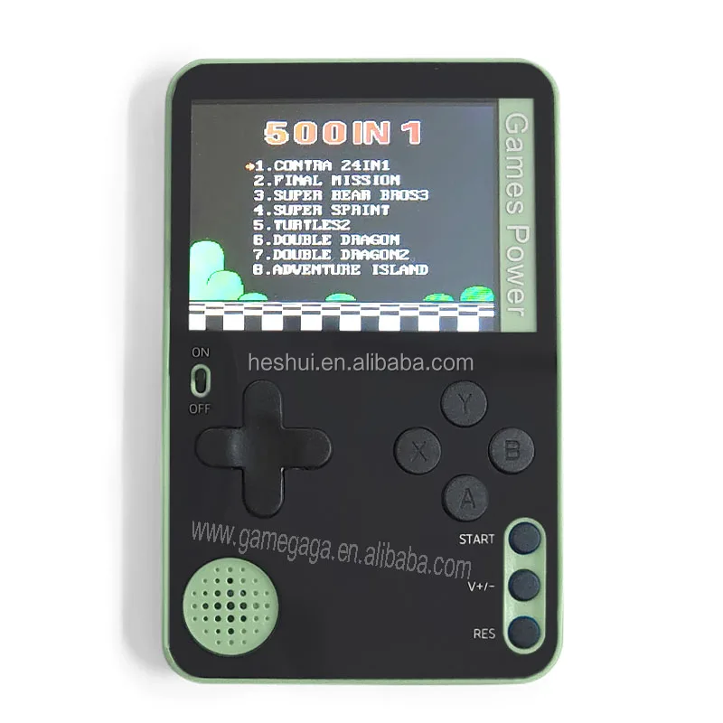 K10 2.4 inch Retro Handheld Retro Game Console 500 games super thin 6.5mm Video  Portable Handheld Mini Game Consoles Gamepad