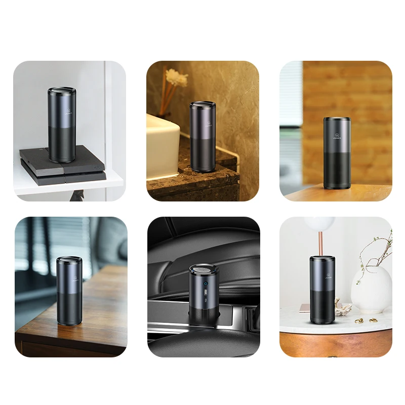 USAMS zb169 Portable Air Cleaner Humidifier UVC Car Air Purifier Hepa Filter Personal Air Purifier
