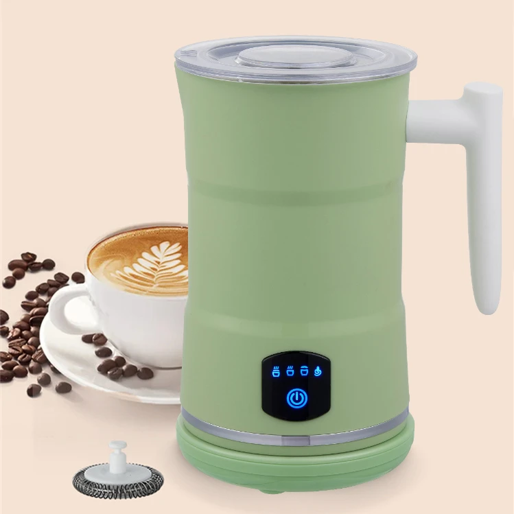 Milk Frother Electric 4-in-1, Automatic  Milk Foam Machine, Hot/Cold Milk Foam for Chocolate, Cappuccino, Coffee, ,Macchiato