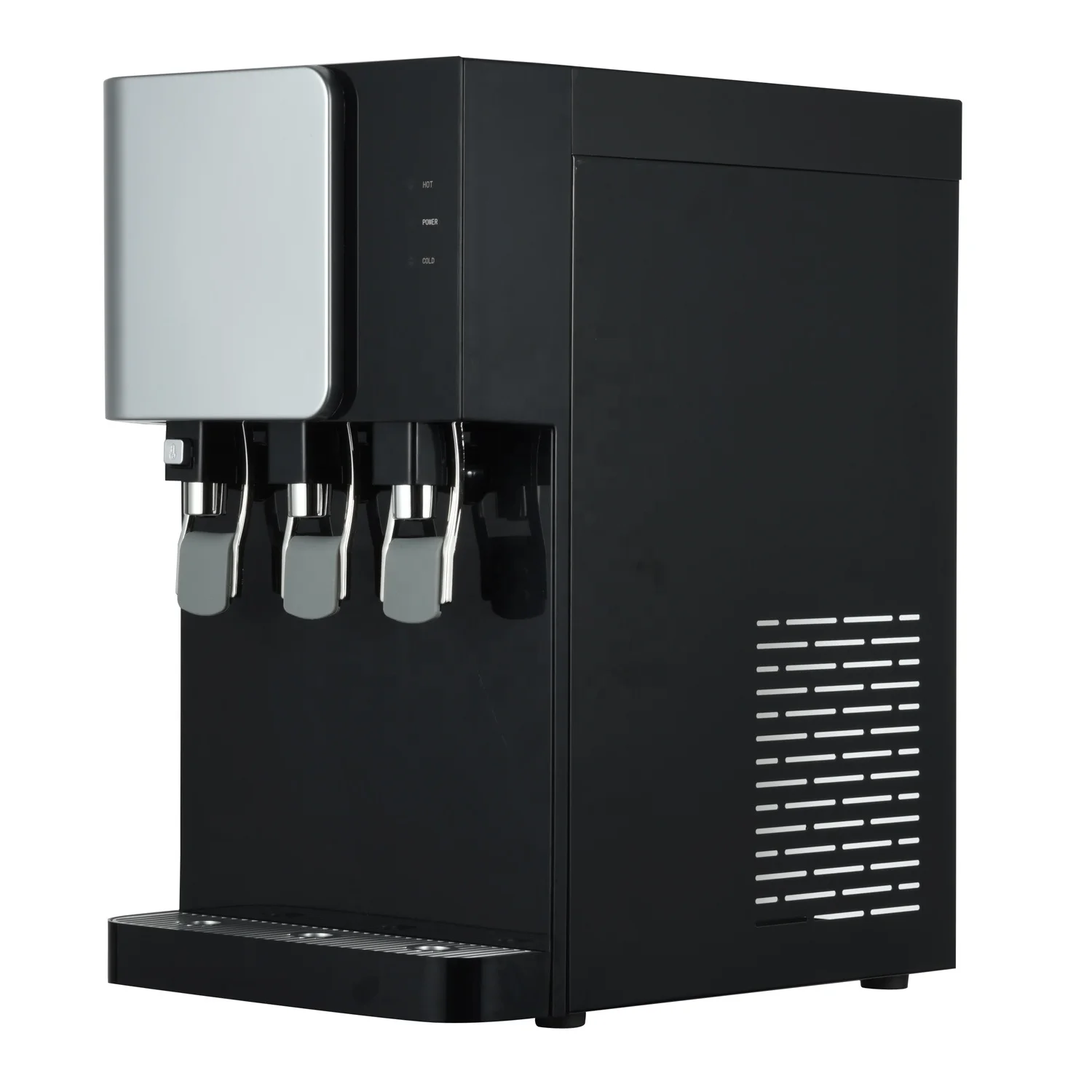 New Type Electric Household Water Dispenser with 3 Taps Instant Hot & Cold Desktop Water Filter for Hotels Plastic Housing