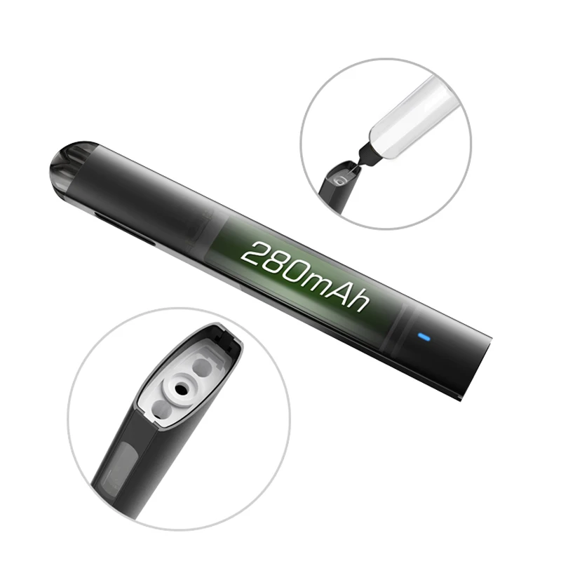 2021 trending Best vape reflllable pod ecig system smoke start kit cbd cartridge vape pod 280mAh