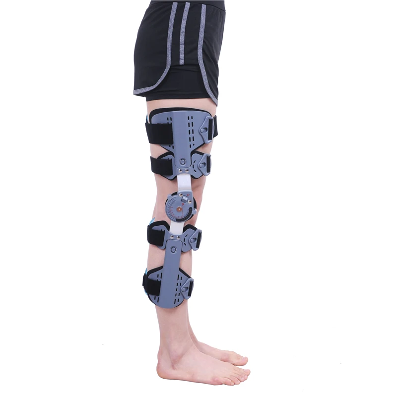 Hinged Knee Brace Adjustable Knee Support Compression Knee Brace