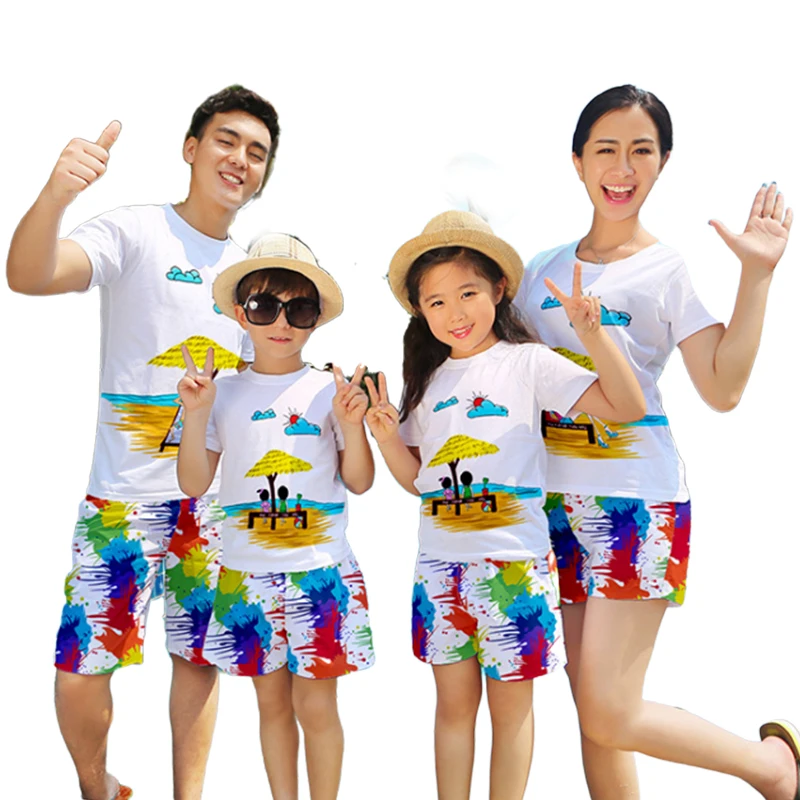 OEM factory custom surfing board shorts mens swim trunks High Quality Mens Quick Dry Beach Shorts Parent-child outfit