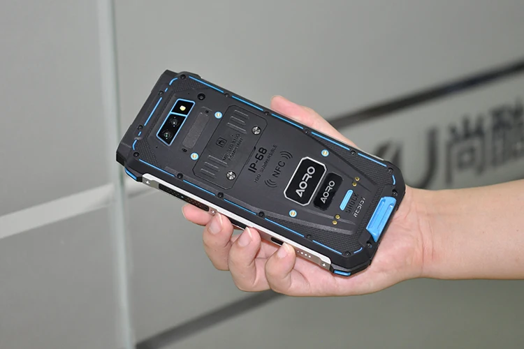 Android 8.1 B-code 2D Scanner Rugged Smartphone Explosion Proof Telephones Durable Industrial Ip68 Atex Anti Explosive Phone