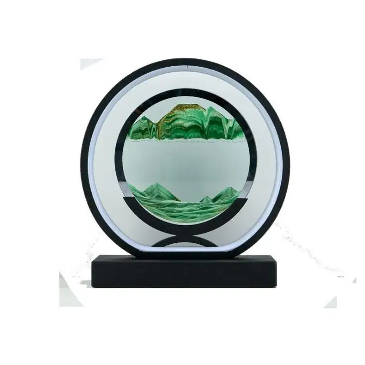 happy birthday 3 color Christmas gift LED Night Light Color Changing table lamps Great Xmas Birthday Gifts Sand Art Picture lamp