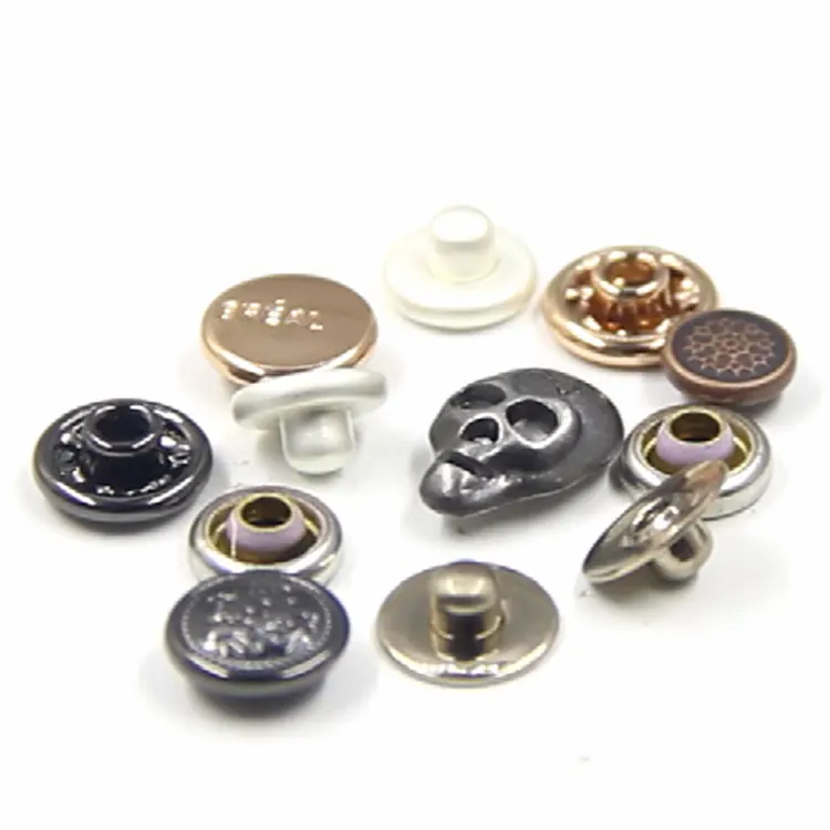 Оптовая продажа, лучшее качество, индивидуальный дизайн, медные заклепки, латунные заклепки, пуговицы для одежды