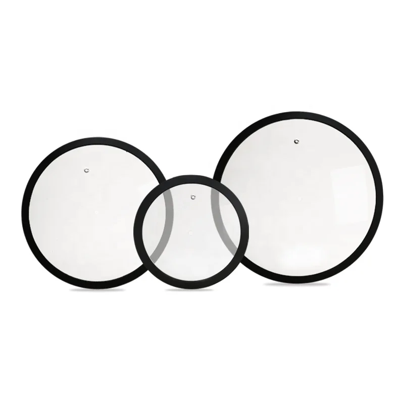 home use food safe universal cookware pot cover glass lid with silicone ring