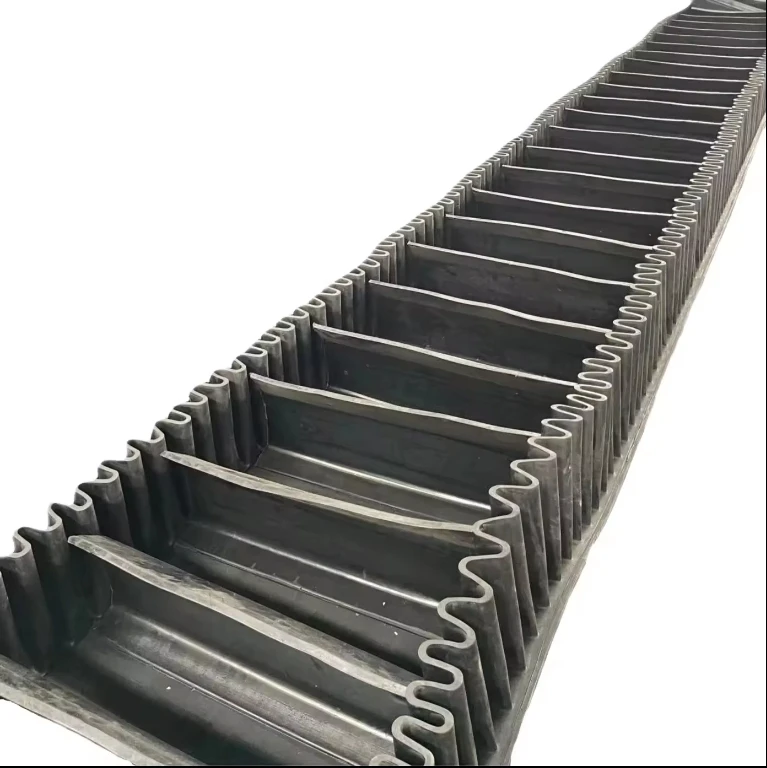 Super High Quality 15/20MPa Cleated Sidewall Stones Coal Mining Transport Rubber Conveyor Belt