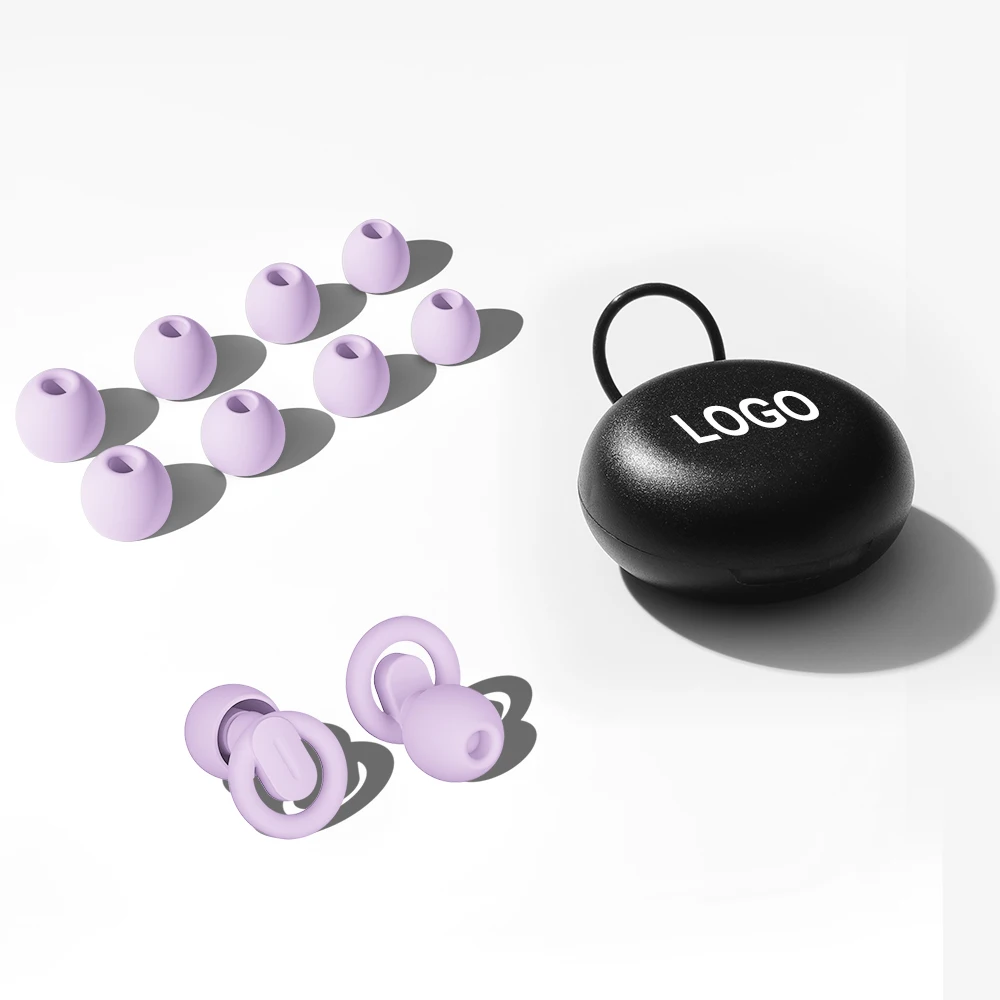 4 size Reusable Ear Plugs Silicone Swimming Noise Reduction Tapones Auditivos Ear Plugs for sleep ear protection