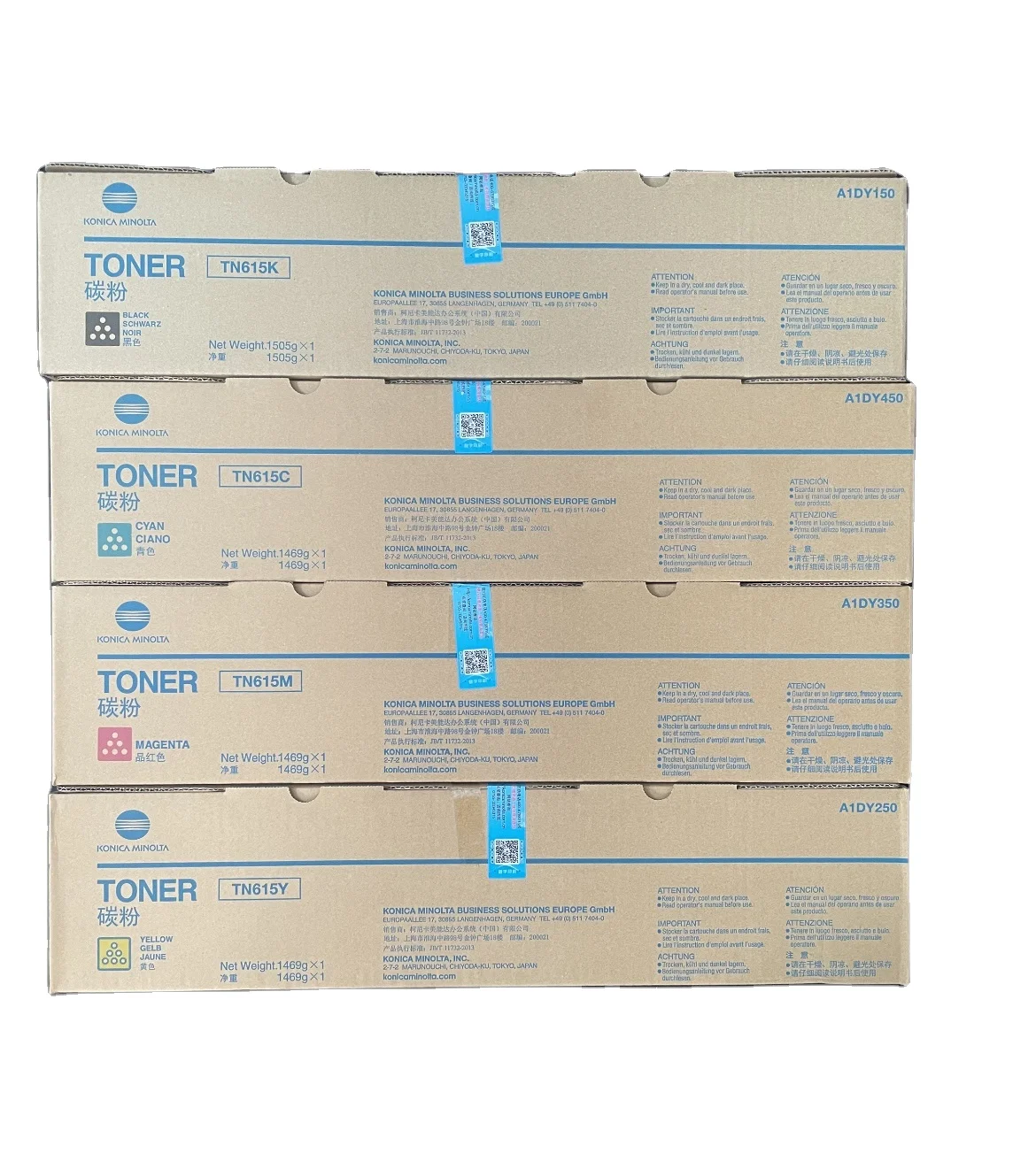 Новый оригинальный принтер konica minolta TN615 с тонером для принтера Bizhub C1085 C1100 C6085 C6110 C6100 C6105
