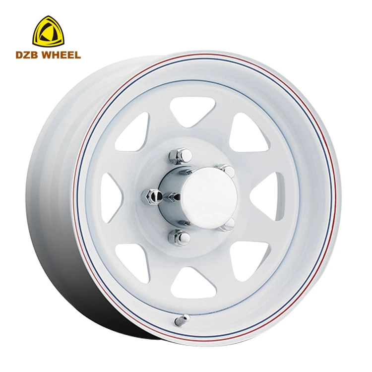 14 Inch Trailer Wheel 8 Spoke Steel Wheel Rims 14X5.5 PCD 5/114.3