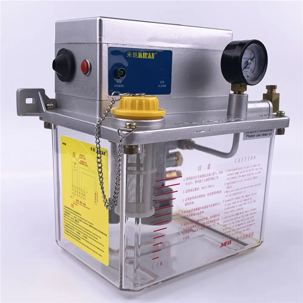 Brand MIRAN 3L Semi-Automatic Oil Lubricating Mechanical Feeder for CNC Machine Grease Pump