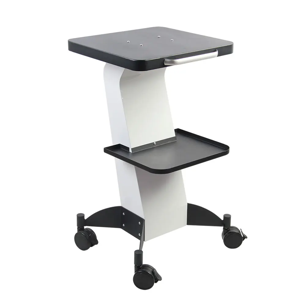 Factory Price Beauty Machine Trolley Stand Rolling Movable Cart for Salon