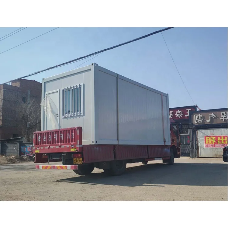 China simple cheap flat pack sandwich panel container house prefab house