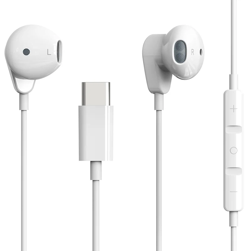 Type C in-ear Earphone with Mic For Huawei For Xiaomi