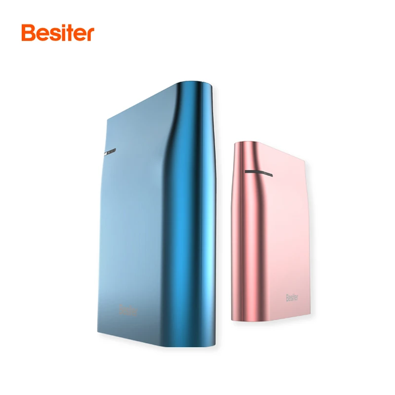 hot sale new portable best gifts 10000mAh QC 3.0 ultra slim aluminum material power bank for smart phone