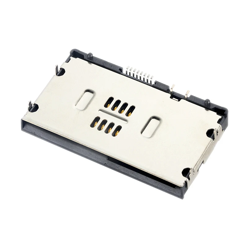 Shenzhen MUP PCB Smart Card Connector H4.0 8Pin SMT type plastic card socket ic card reader for POS PAX A77 Hot sale in Israel